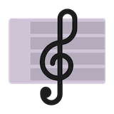 musical-score Emoji microsoft