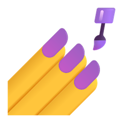 Nail Polish Emoji on Windows