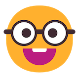 nerd-face Emoji microsoft