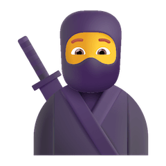 Ninja Emoji on Windows