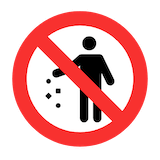 no-littering Emoji microsoft