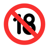 no-one-under-eighteen Emoji microsoft