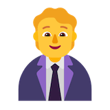 office-worker Emoji microsoft