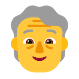 older-person Emoji microsoft