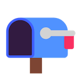 open-mailbox-with-lowered-flag Emoji microsoft