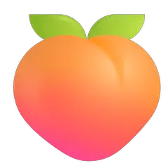 Peach Emoji on Windows