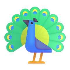 Peacock Emoji on Windows