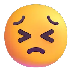 Faccina con espressione decisa Emoji Windows