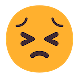 persevering-face Emoji microsoft
