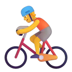 🚴 Person Biking Emoji on Windows
