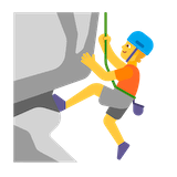 person-climbing Emoji microsoft