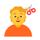 person-getting-haircut Emoji microsoft