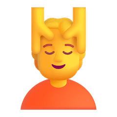 Persona che riceve un massaggio alla testa Emoji Windows