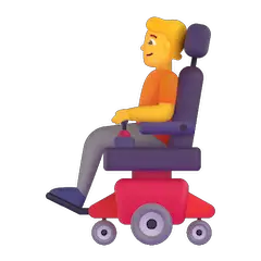 🧑‍🦼 Человек в моторизованном кресле-коляске Эмодзи в Windows