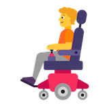 person-in-motorized-wheelchair Emoji microsoft