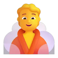 🧖 Persona che fa la sauna Emoji su Windows