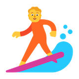 person-surfing Emoji microsoft