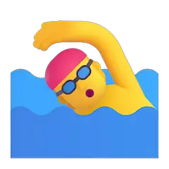 Person Swimming Emoji on Windows