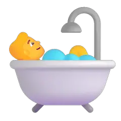Person Taking Bath Emoji on Windows