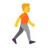 person-walking-facing-right Emoji microsoft