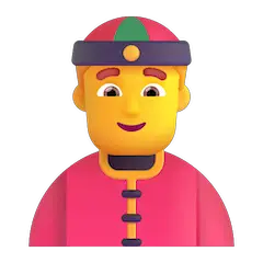 👲 Homem com chapéu chinês Emoji nos Windows