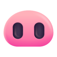 🐽 Nariz de cerdo Emoji en Windows