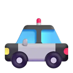 🚓 Police Car Emoji on Windows