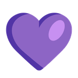purple-heart Emoji microsoft