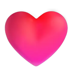 ❤️ Corazón rojo Emoji en Windows