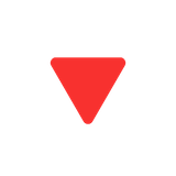 red-triangle-pointed-down Emoji microsoft
