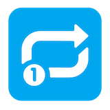 repeat-single-button Emoji microsoft