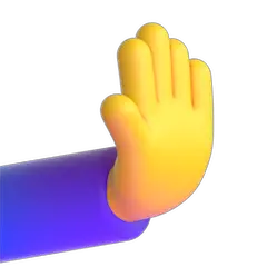 Nach Rechts Drückende Hand on Microsoft