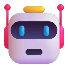 Testa di robot Emoji Windows
