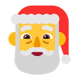 santa-claus Emoji microsoft