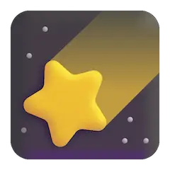 🌠 Shooting Star Emoji on Windows