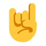 sign-of-the-horns Emoji microsoft