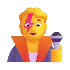🧑‍🎤 Sänger(in) Emoji auf Windows