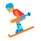 skier Emoji microsoft