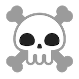 skull-and-crossbones Emoji microsoft