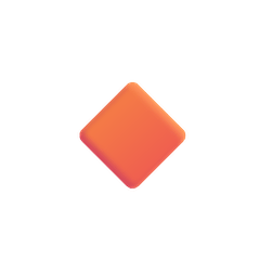 🔸 Small Orange Diamond Emoji on Windows