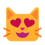 smiling-cat-with-heart-eyes Emoji microsoft