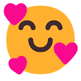 smiling-face-with-hearts Emoji microsoft