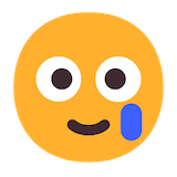 smiling-face-with-tear Emoji microsoft