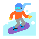snowboarder Emoji microsoft