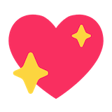 sparkling-heart Emoji microsoft