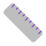 straight-ruler Emoji microsoft
