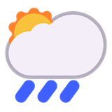 sun-behind-rain-cloud Emoji microsoft