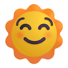 🌞 Sun With Face Emoji — Meaning, Copy & Paste