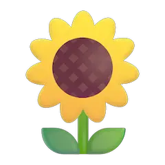 Sunflower Emoji on Windows