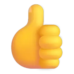 Thumbs Up Emoji on Windows